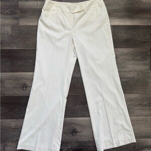 White House Black Market Wide Leg White Women's Pants